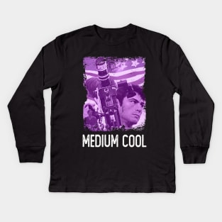 Medium Magic Vintage Tee Inspired by Haskell Wexlers Masterpiece Kids Long Sleeve T-Shirt